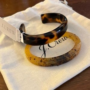J. Crew acetate open cuff.